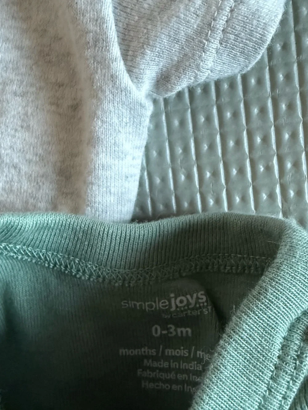 Simple Joys|Baby boy or gender neutral Cotton Kimono Onesie Bodysuit SET,neutral - Picture 8 of 9